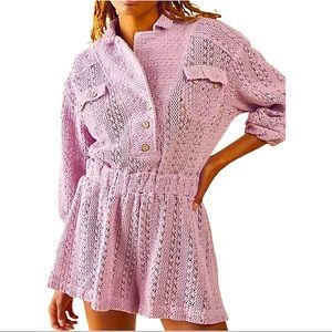 Free People Ryan Romper in Lavender Love. Size Small. NWOT